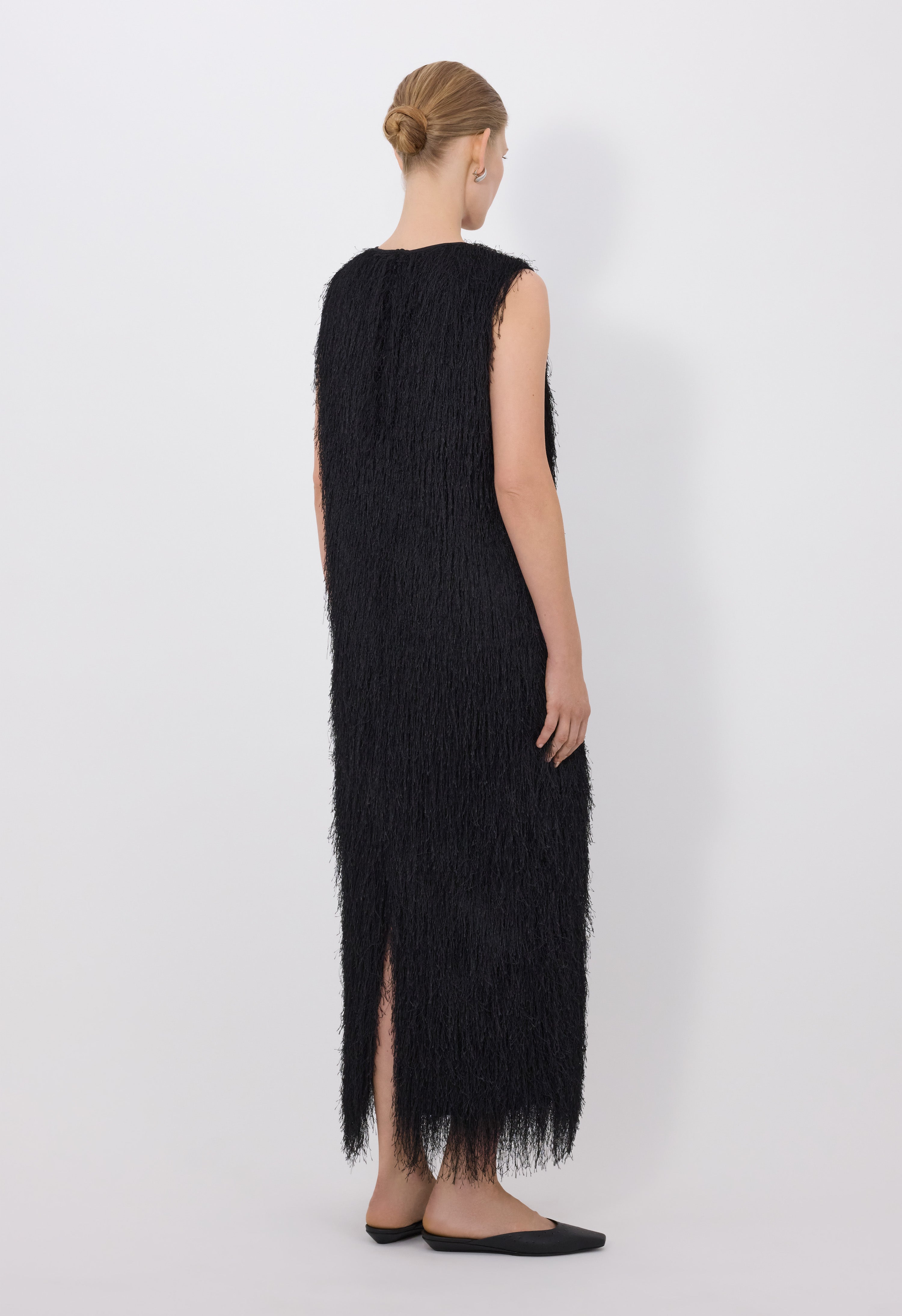 TIWA Maxi fringed dress