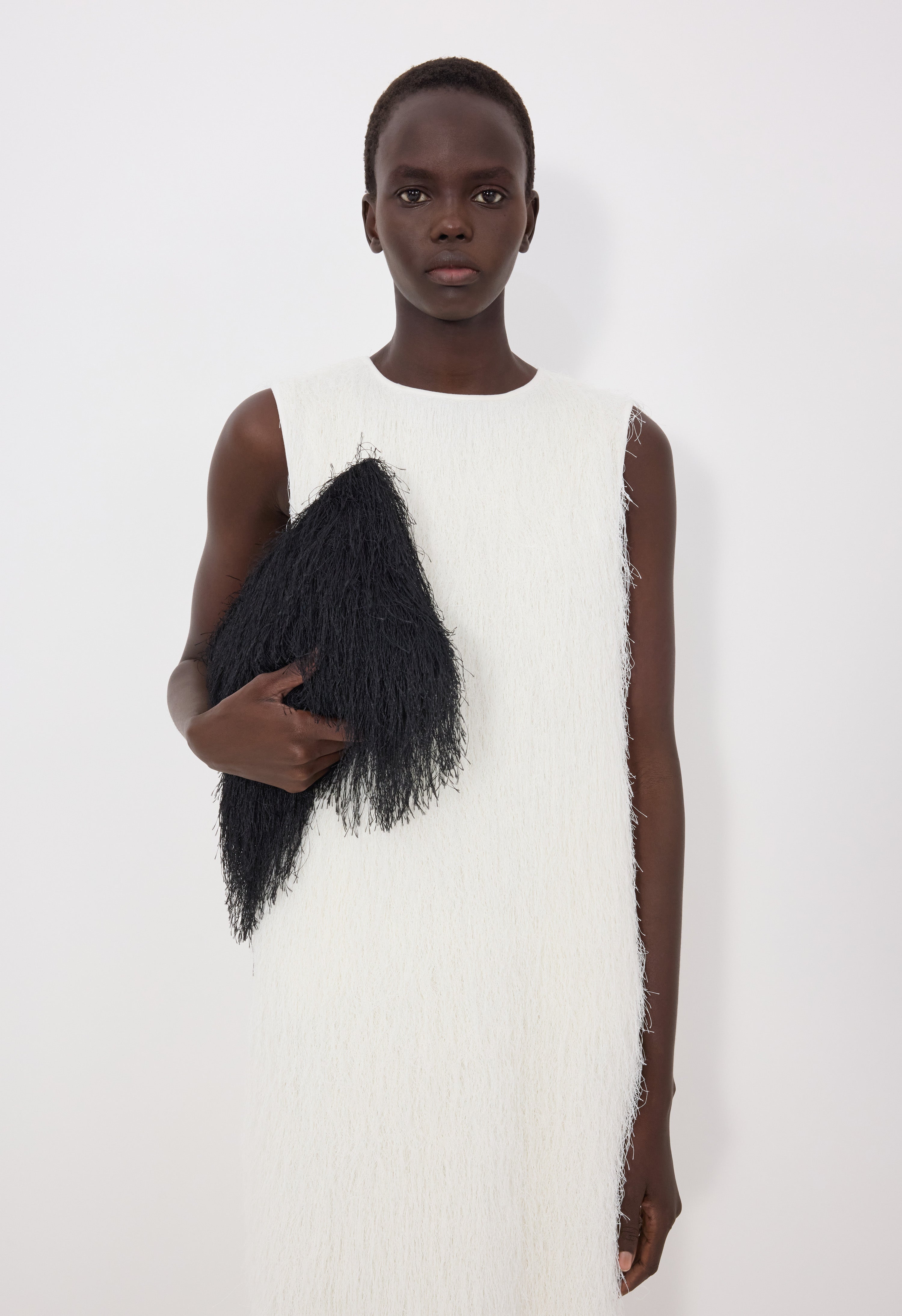 TIWA Maxi fringed dress