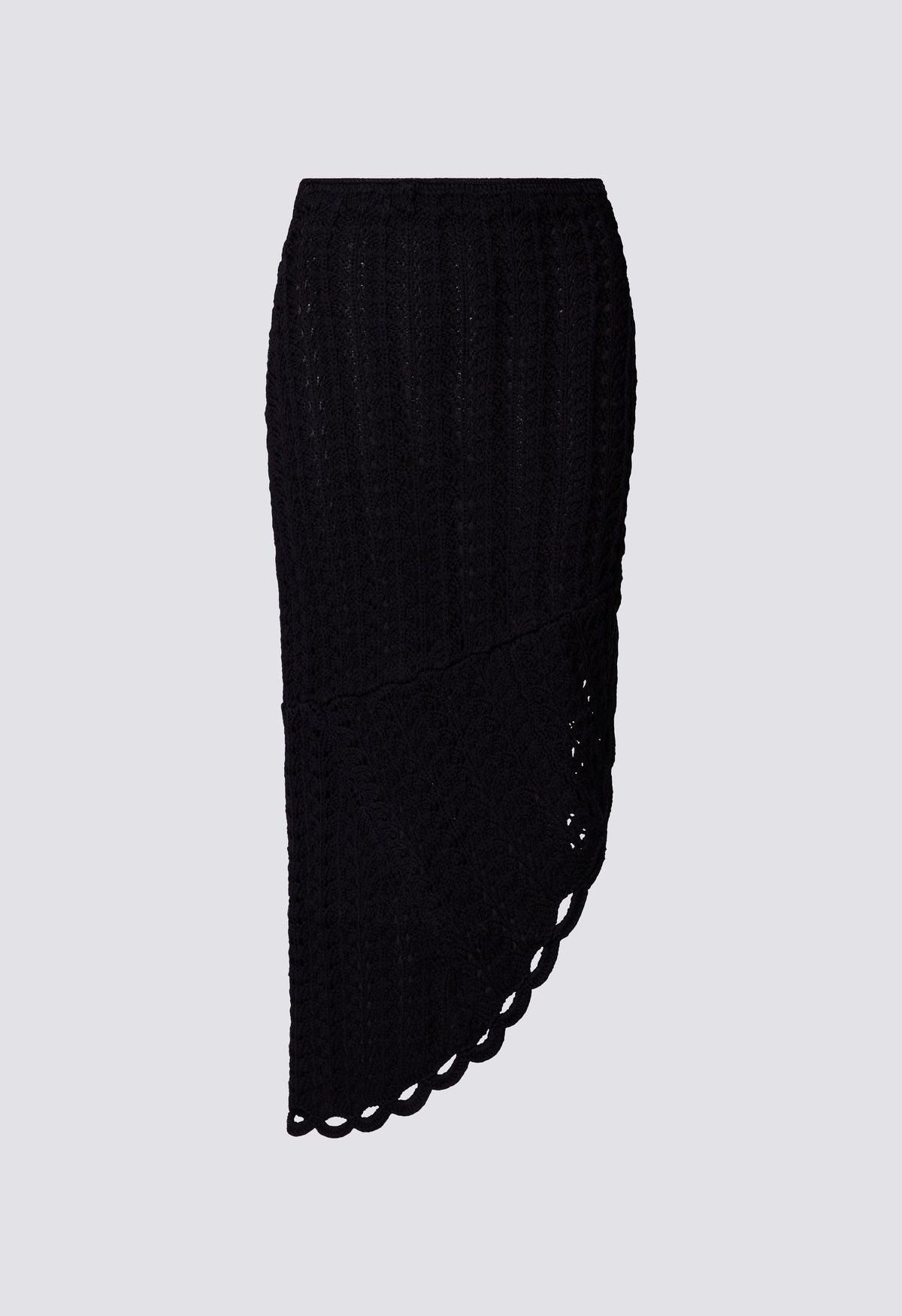 TOMA Ruffled crochet skirt