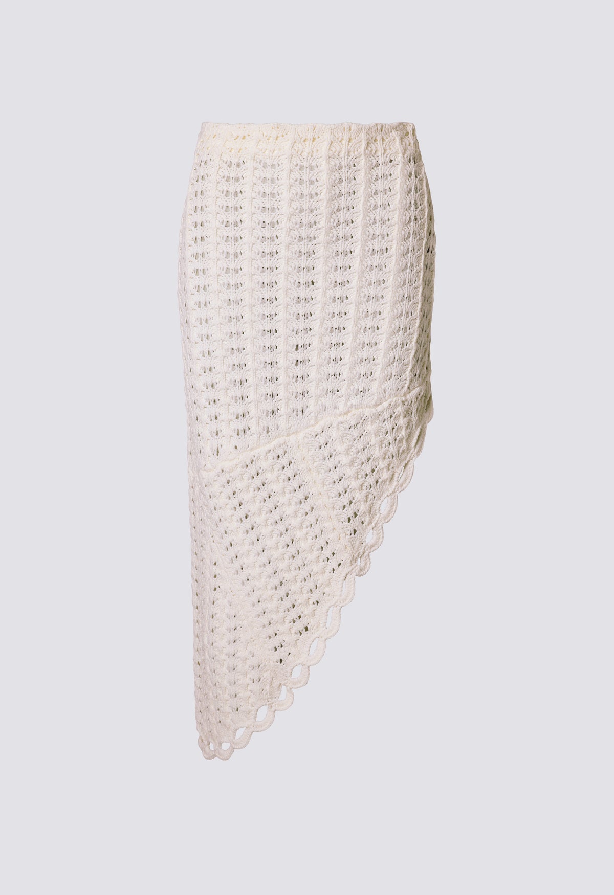 TOMA Ruffled crochet skirt
