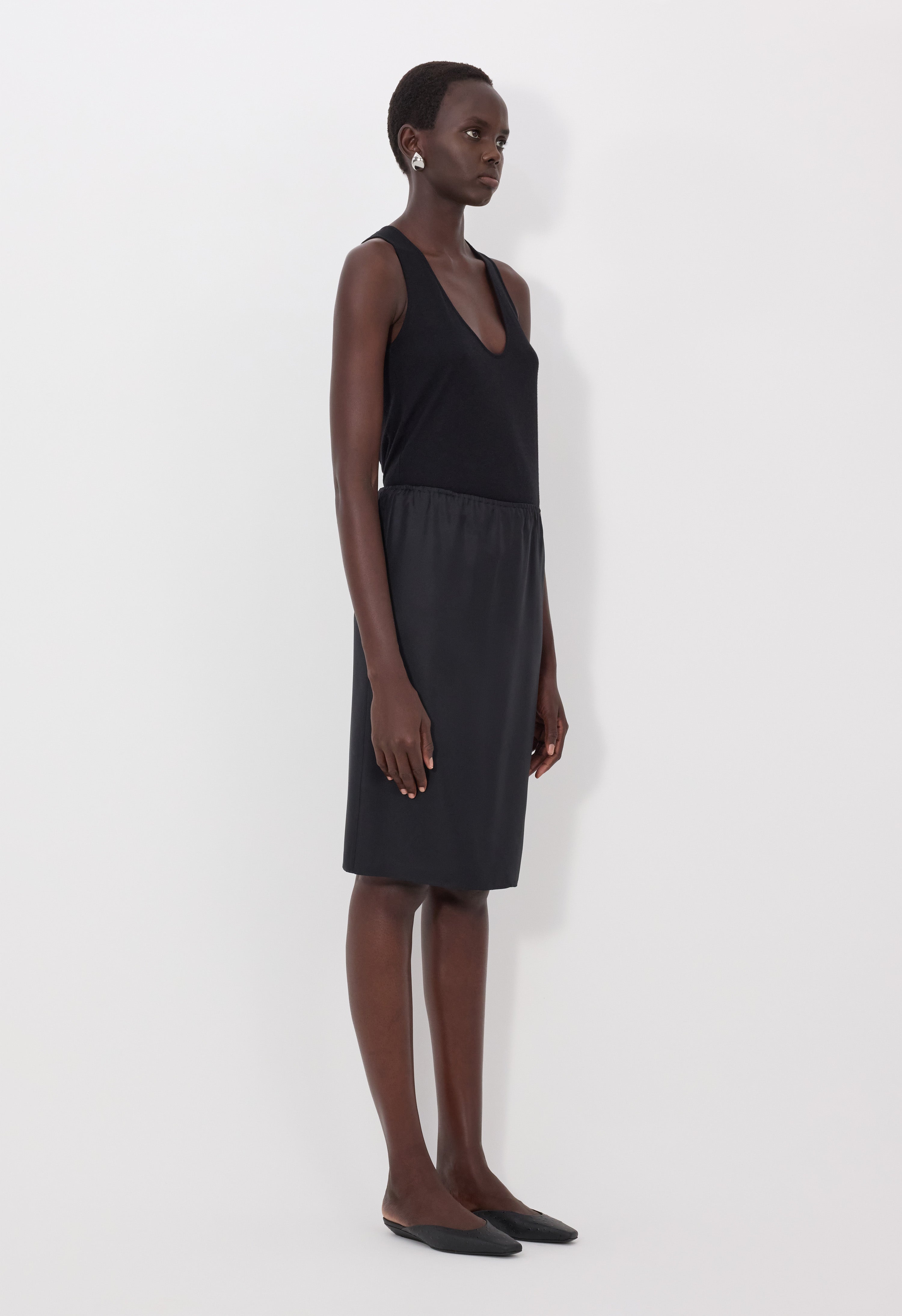 VASALI Jupe en sergé de soie