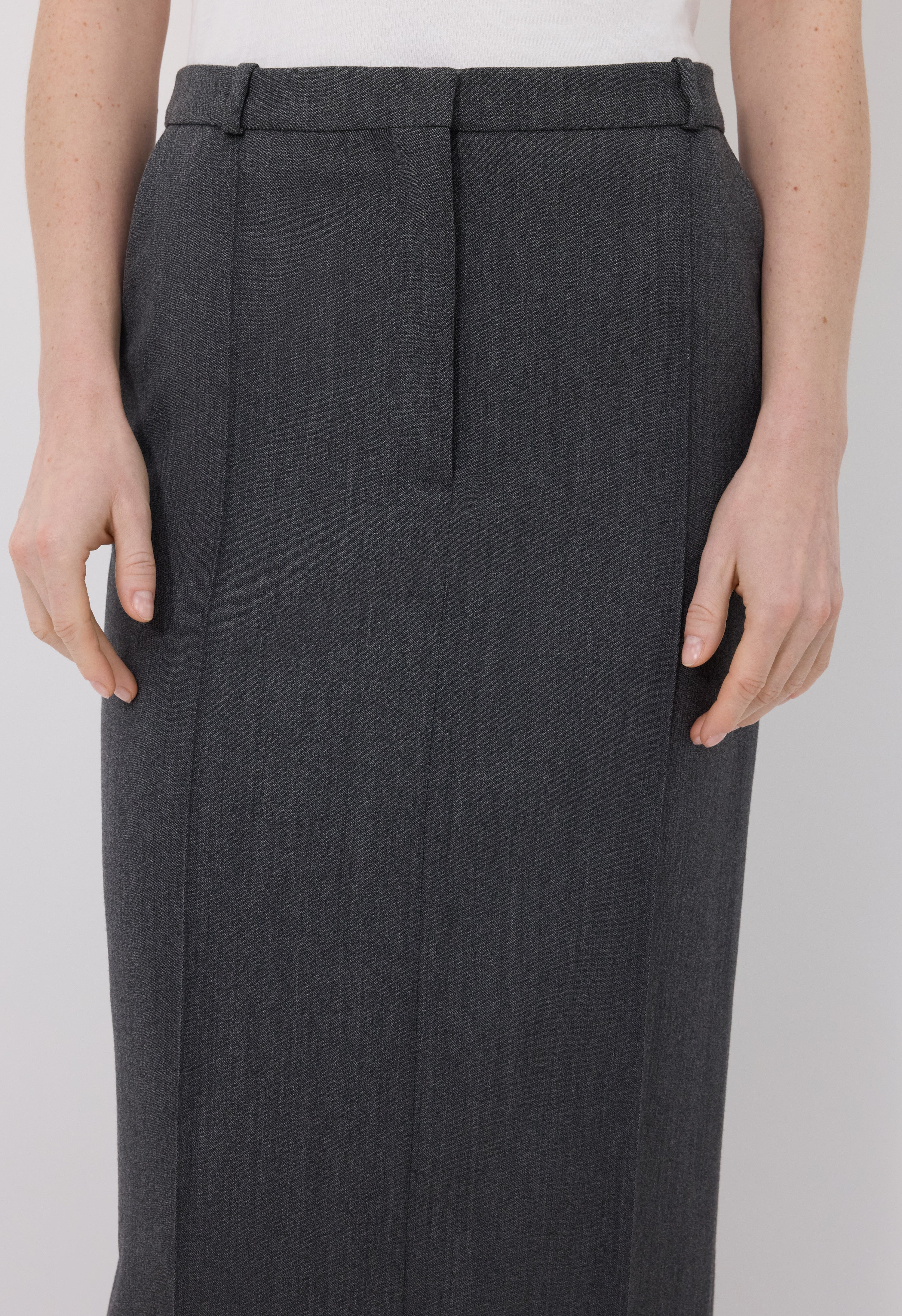 VERA Wool maxi skirt