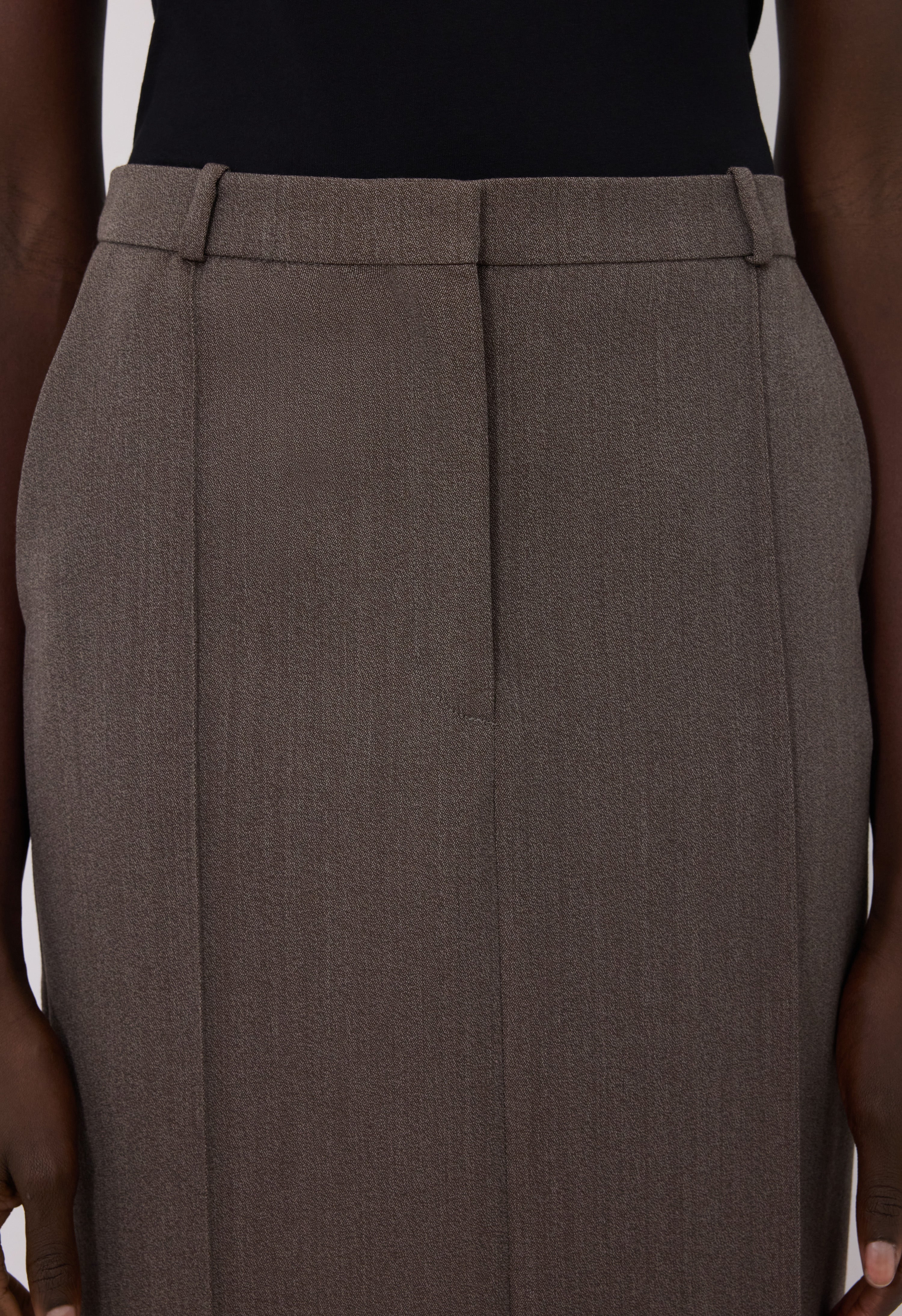 VERA Wool maxi skirt