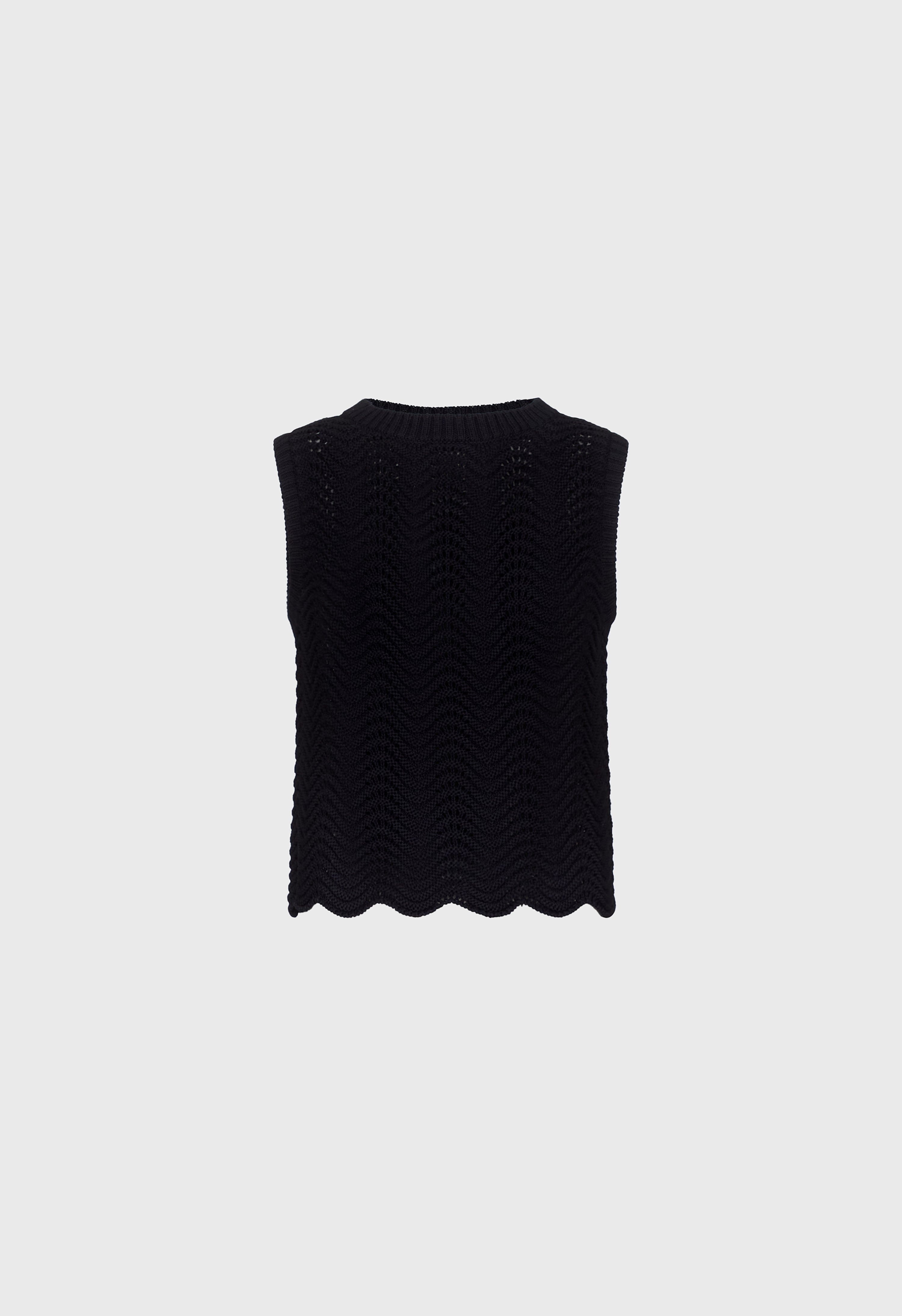 VITTORIA Ottoman crochet top