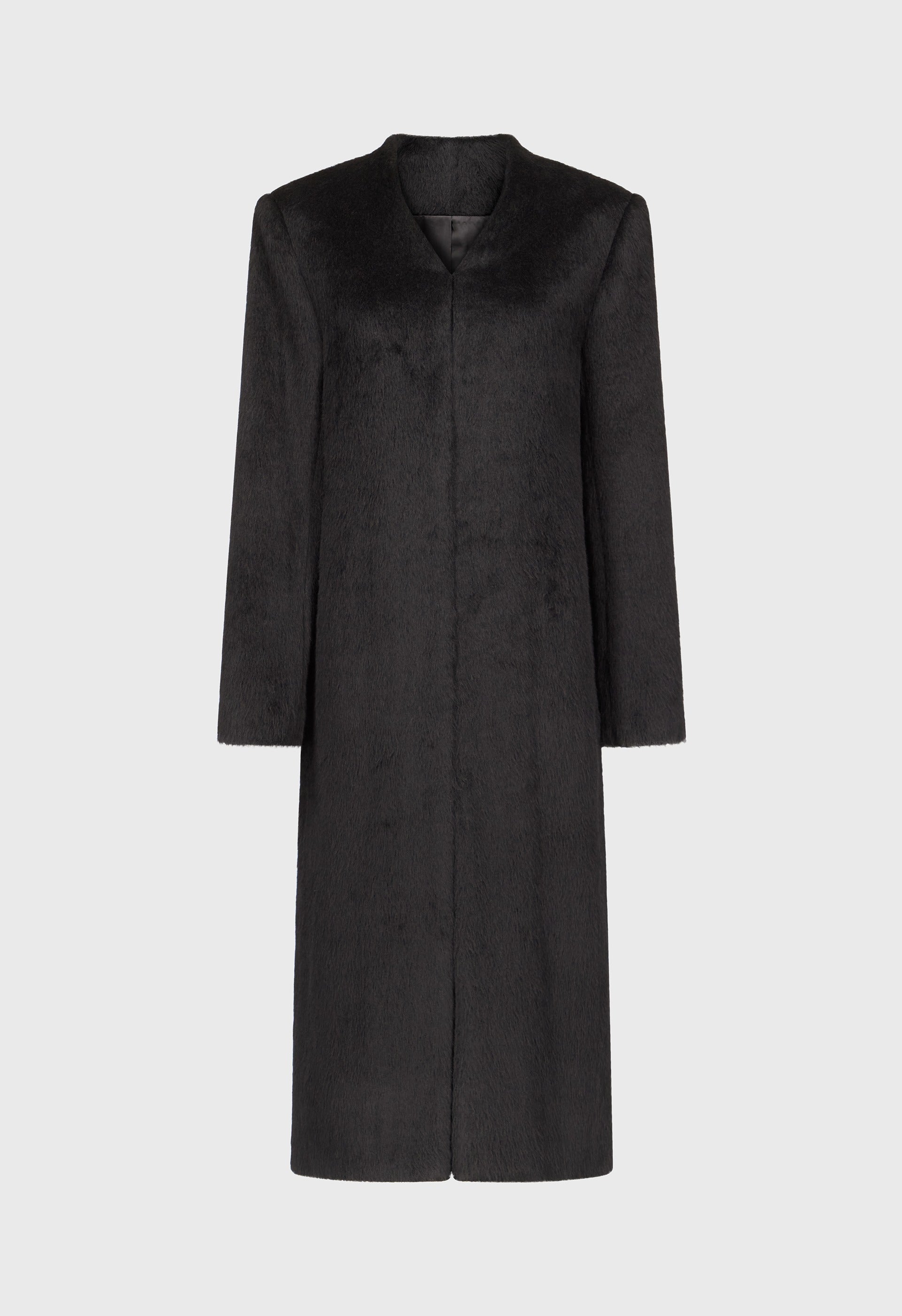 VOSS Alpaga blend V neck coat