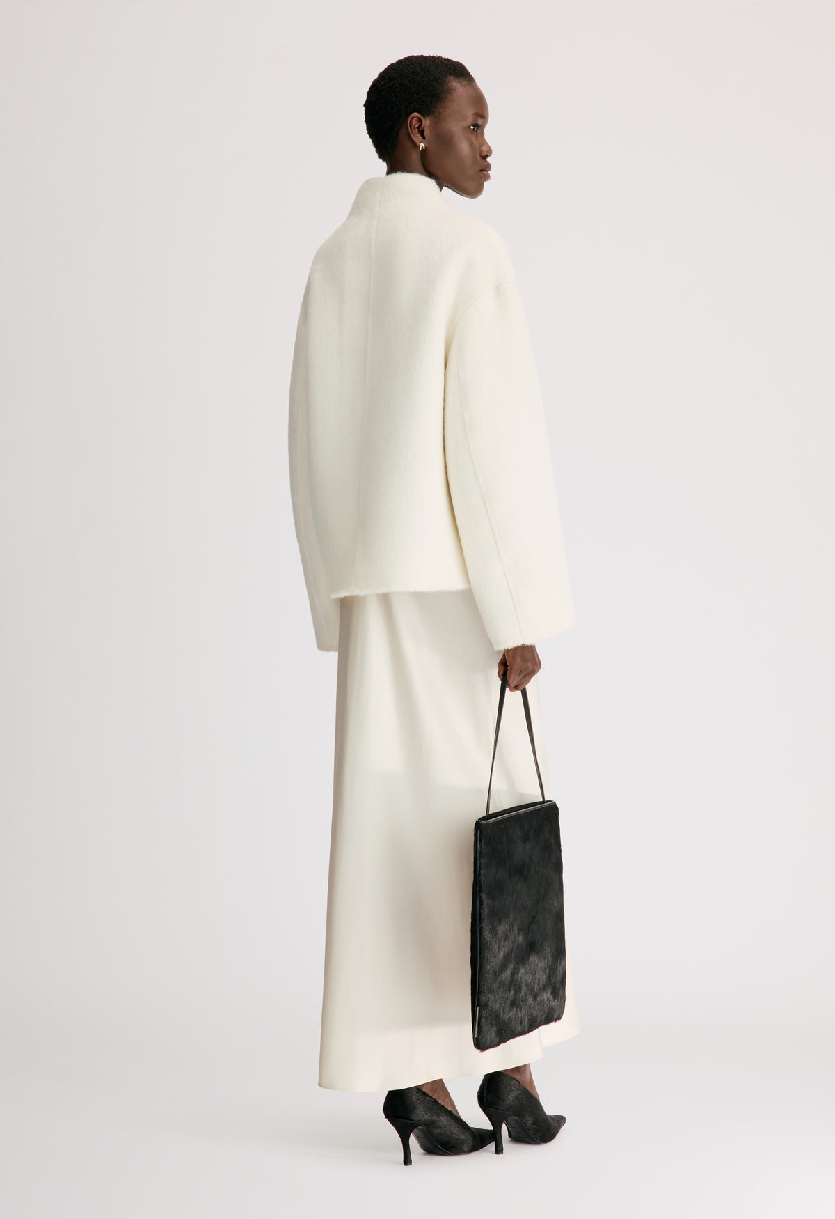 WES Double breasted alpaca jacket