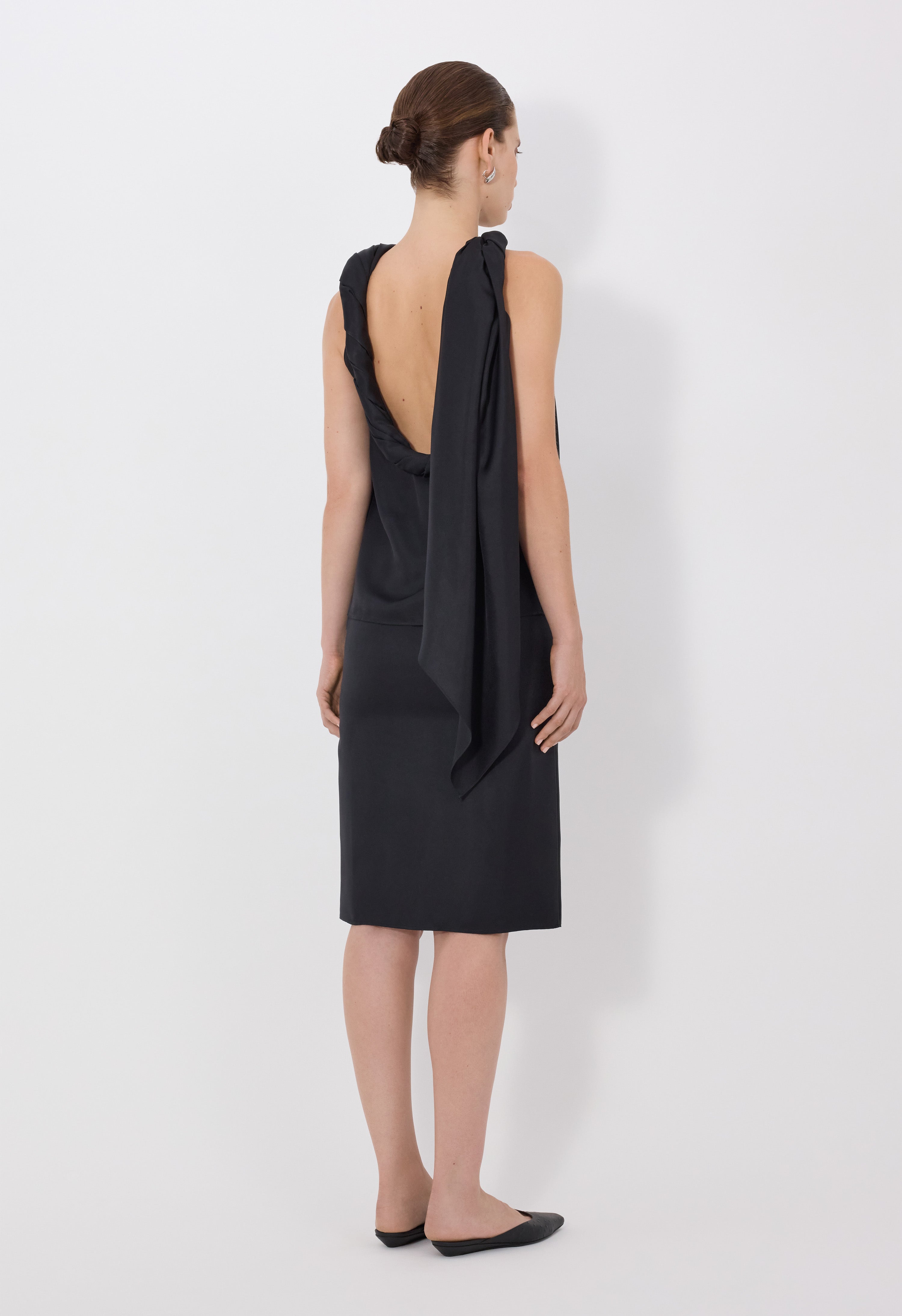 WILMA TWISTED COLLAR TOP