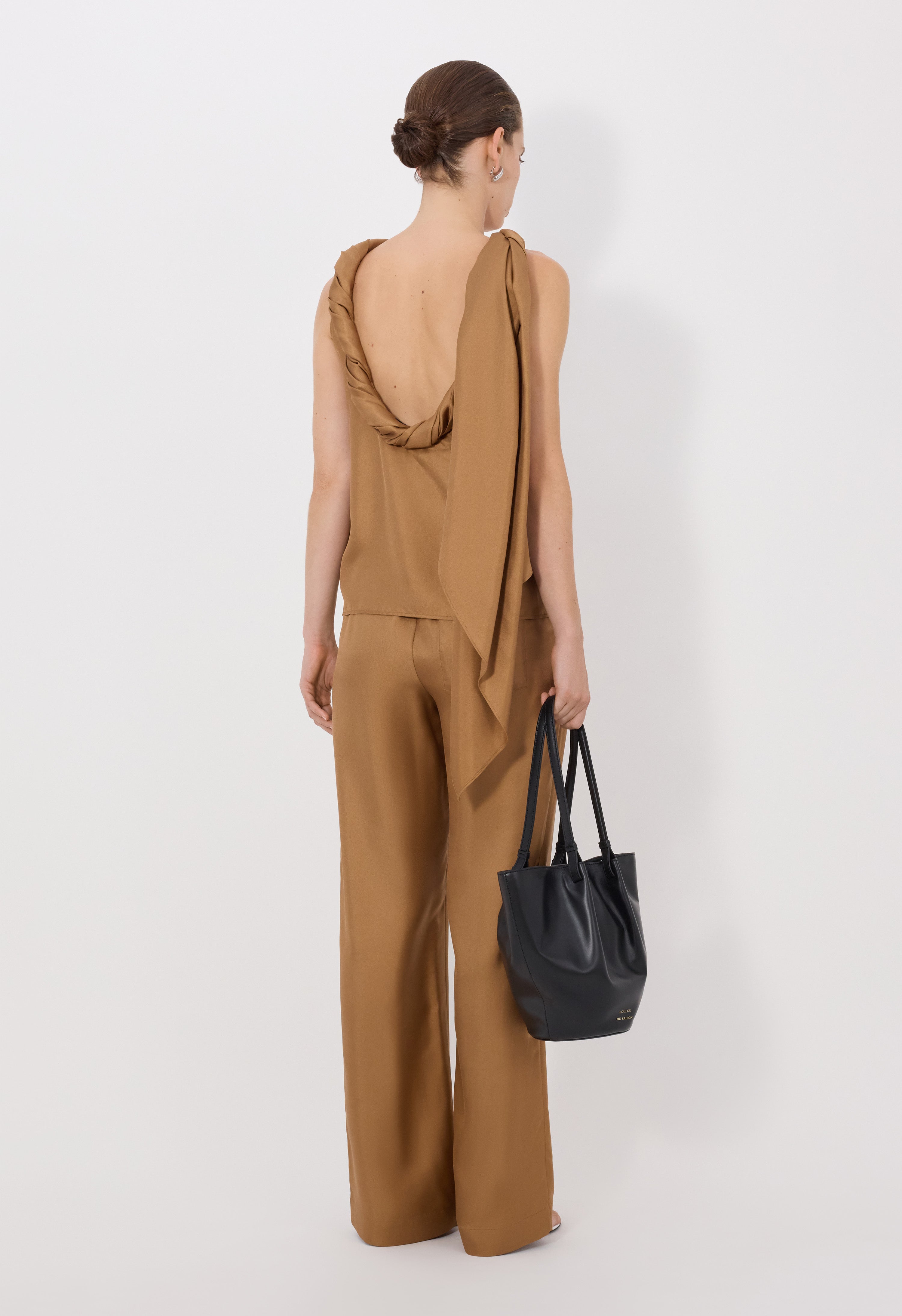 WILMA Twisted collar top
