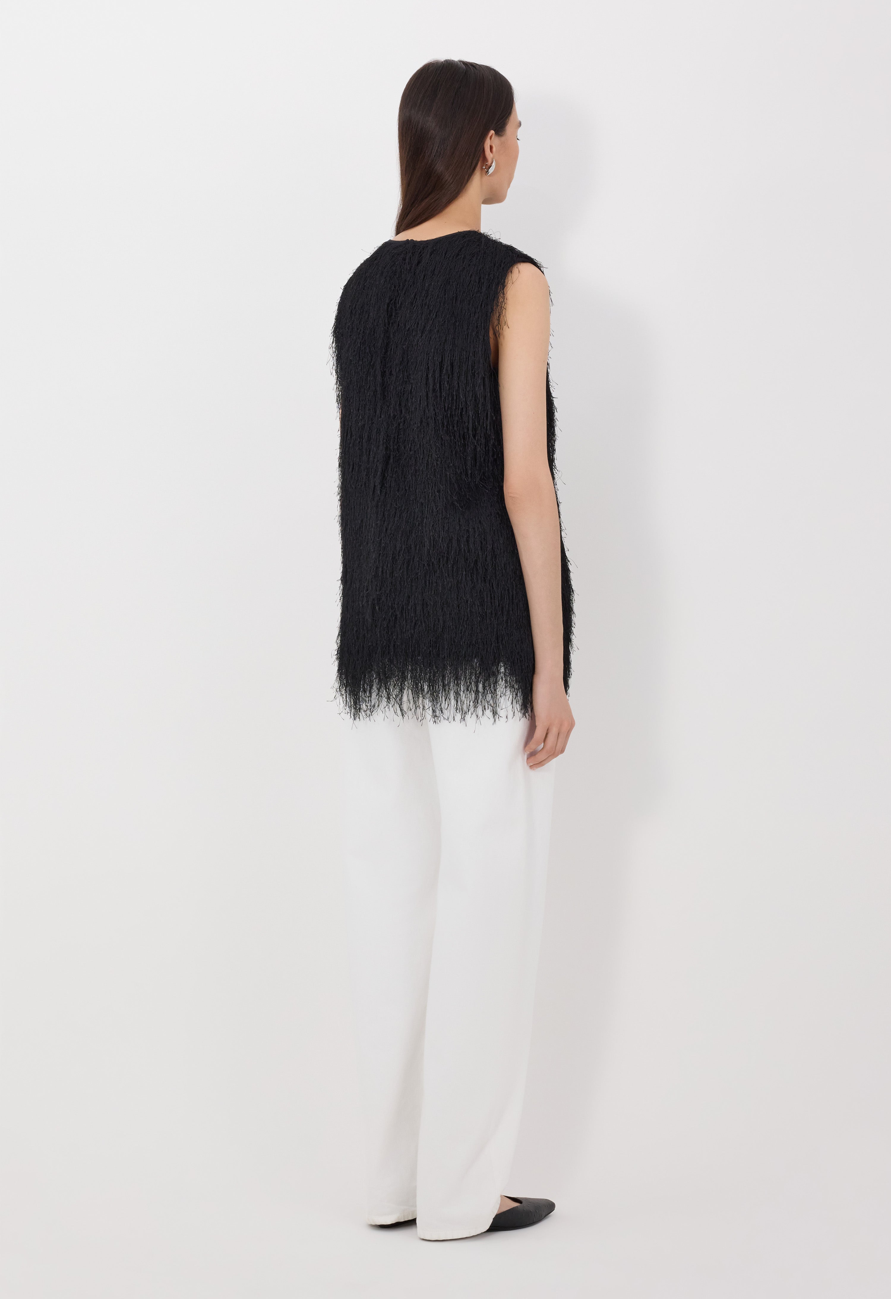 YASMIN Fringed top