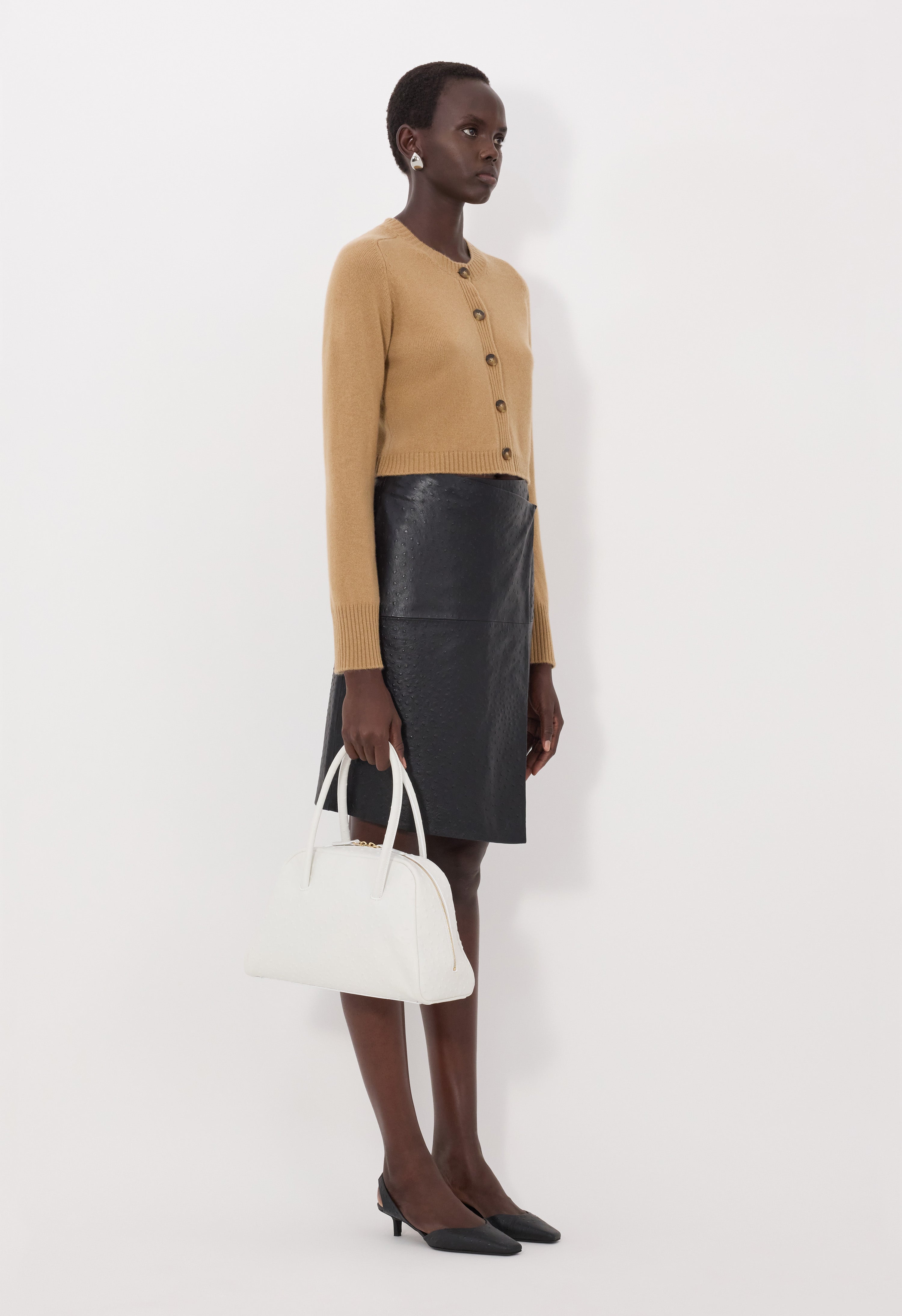 ZEPHIR LDS Cropped cashmere cardigan