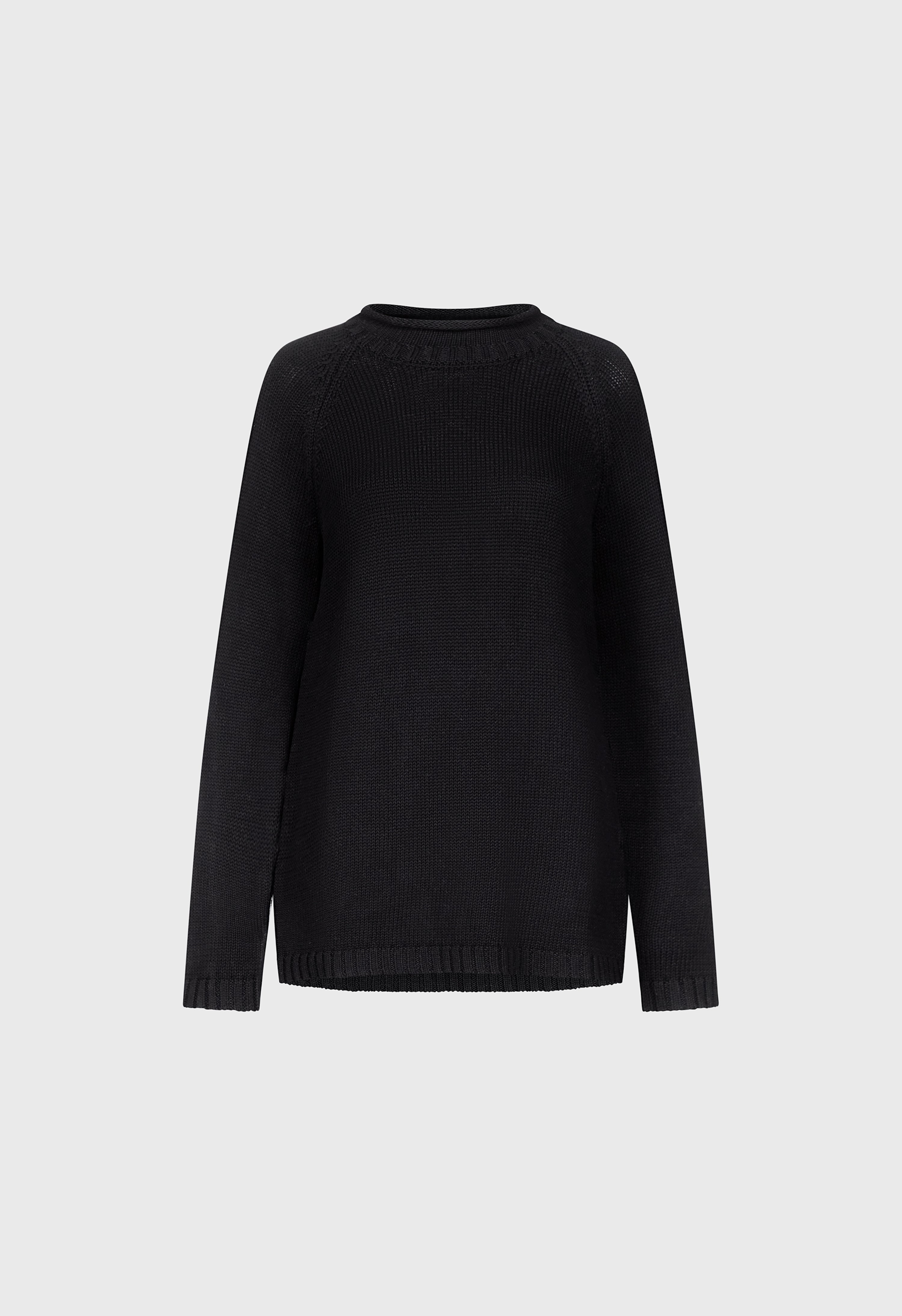 ZIMA Pull en soie et lin mélangés