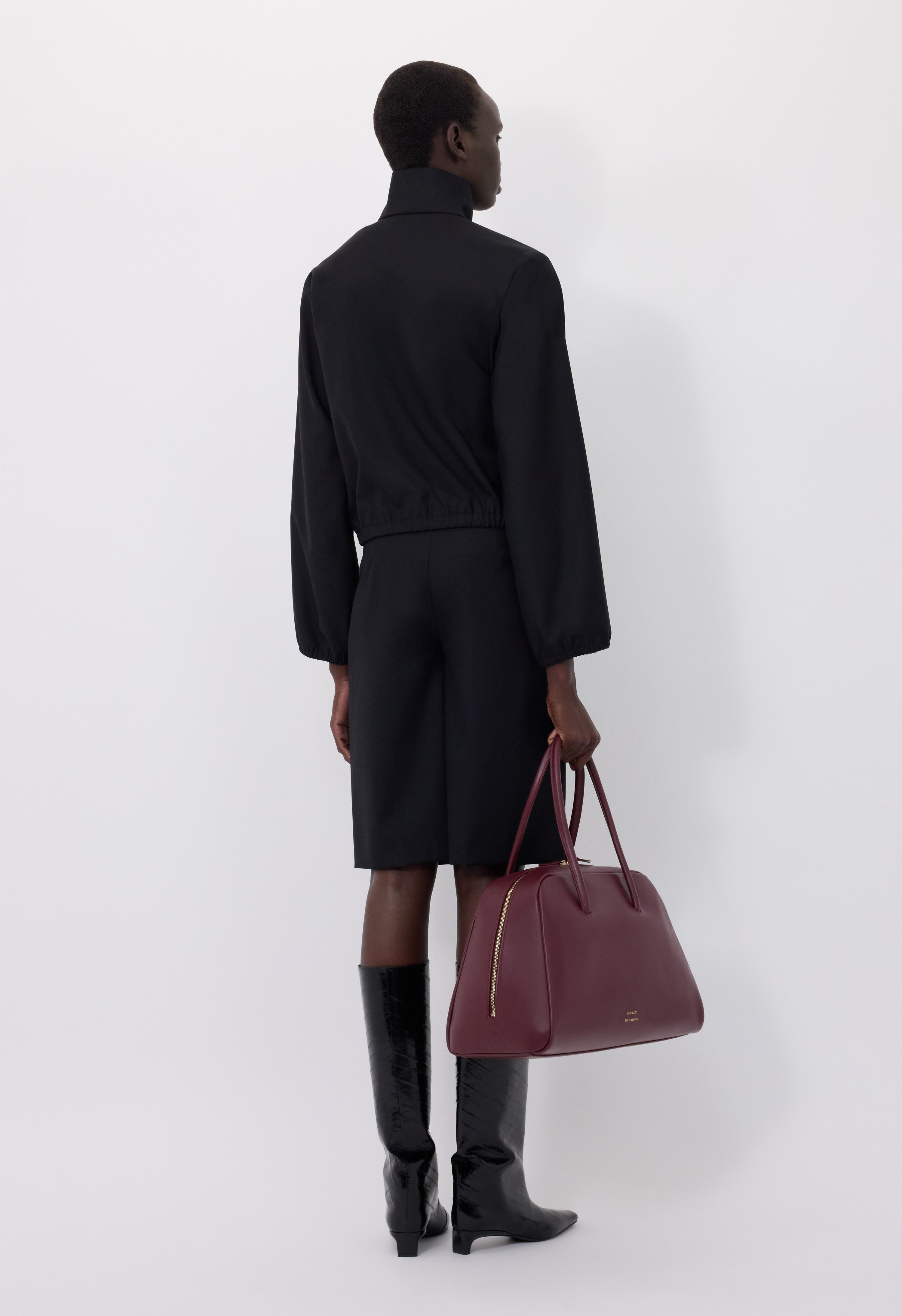 ZYLA Stand collar blouse